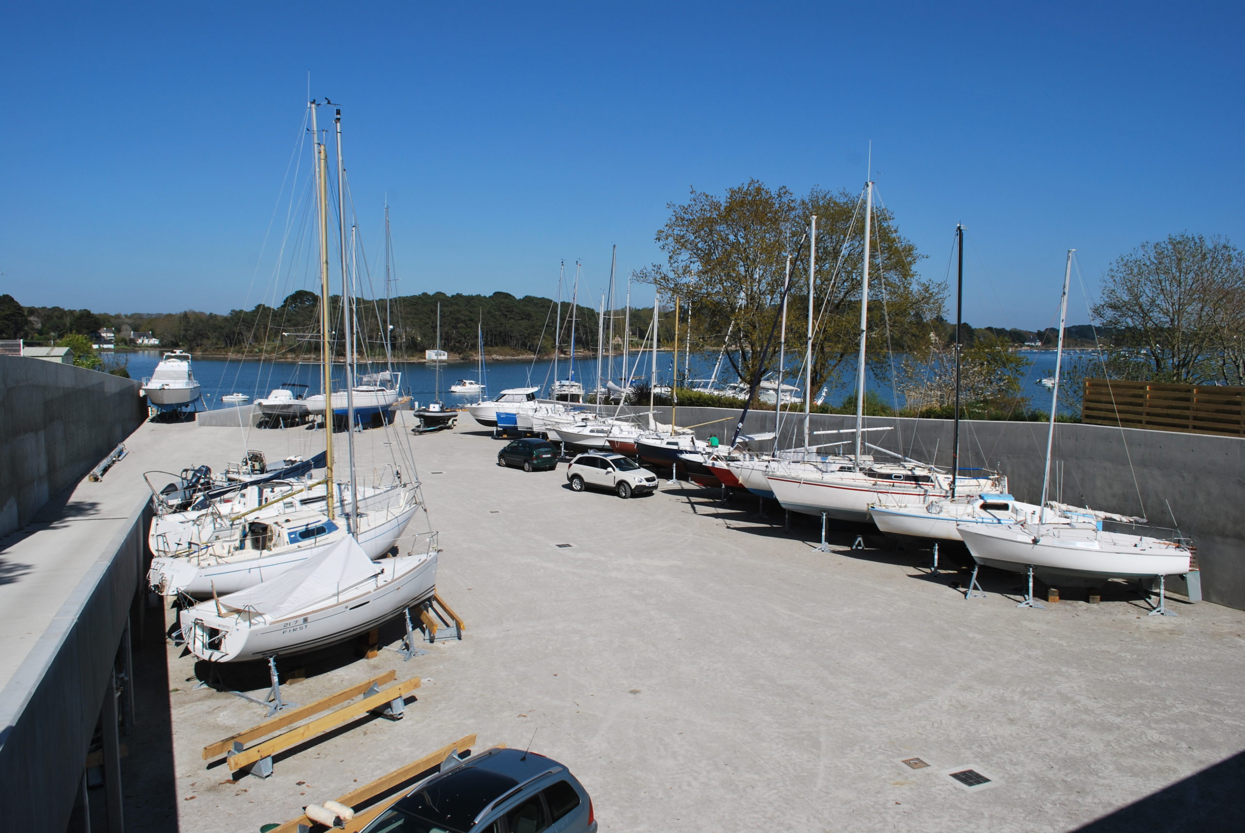 port Er Bleye-Golfe du Morbihan, Baden_Compagnie des ports du Morbihan